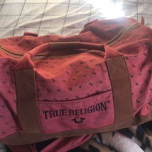 True religion duffle bag